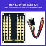 24G millimeter wave vehicle speed measurement radar module HLK-LD2415H test kit/ development board remote speed measurement sensor serial communication